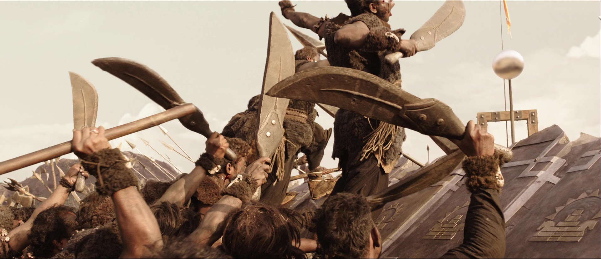 Bãhubali: The Beginning (2015), wide, 2.32:1 — film still