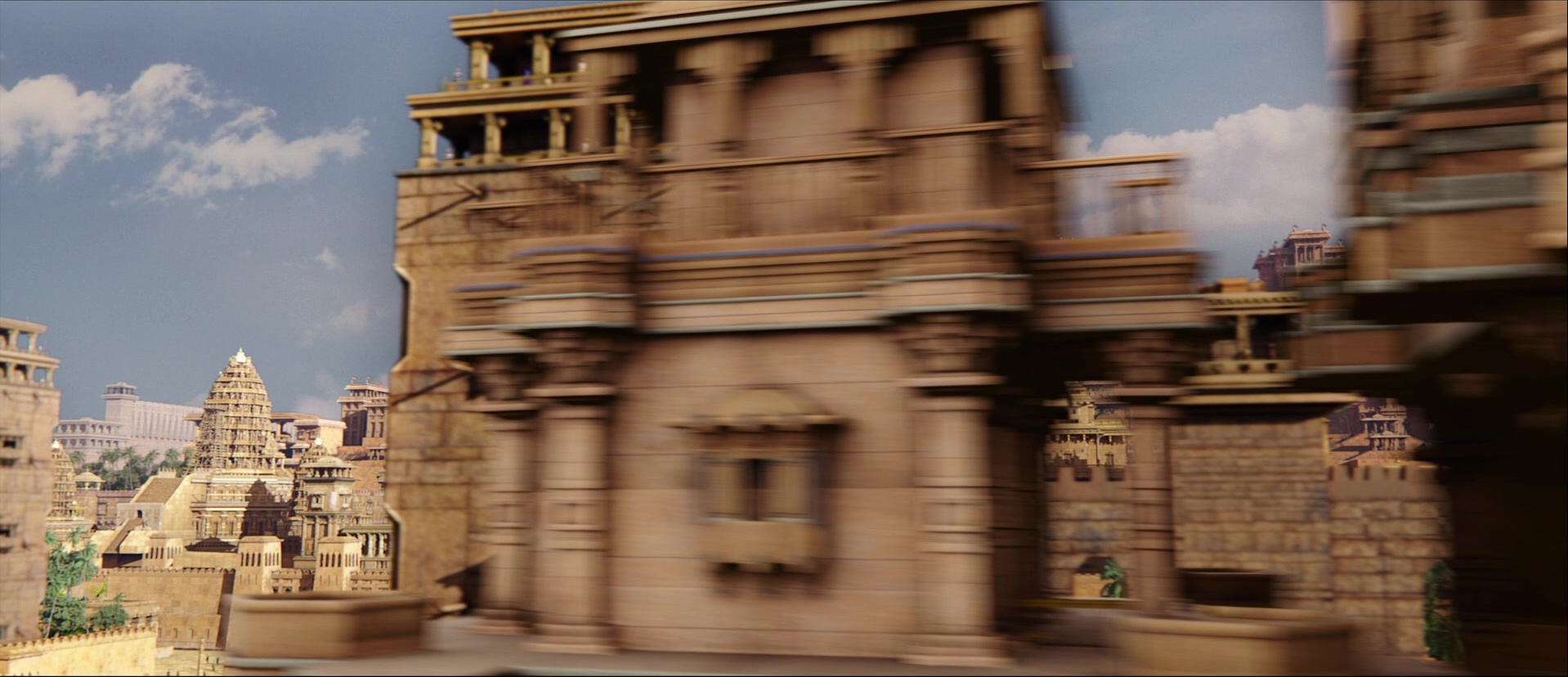 Bãhubali: The Beginning (2015), wide, 2.32:1 — film still