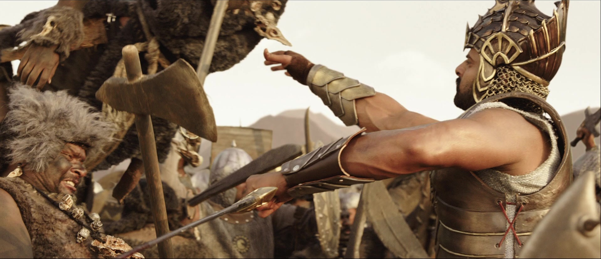 Bãhubali: The Beginning (2015), wide, 2.32:1 — film still