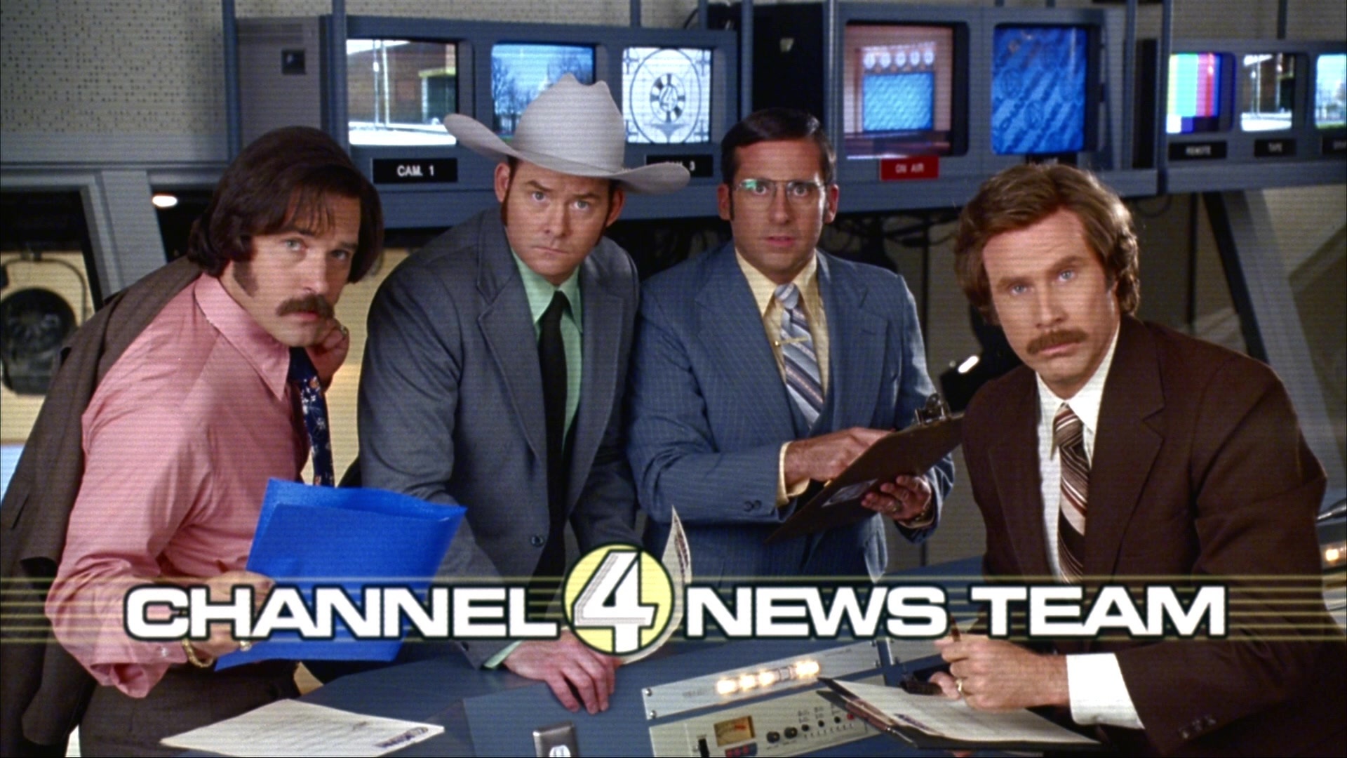 Anchorman: The Legend of Ron Burgundy (2004), wide, 1.78:1 — film still