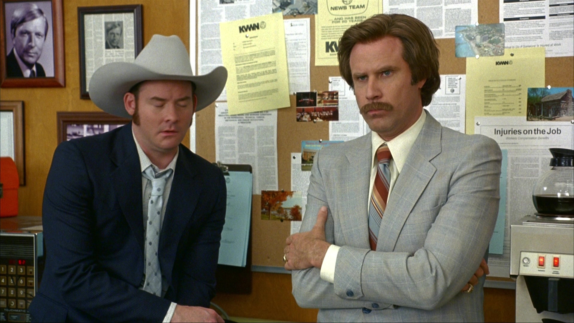Anchorman: The Legend of Ron Burgundy (2004), wide, 1.78:1 — film still