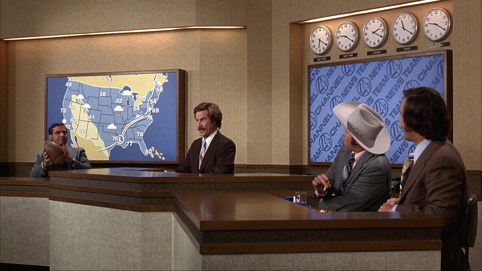 Anchorman: The Legend of Ron Burgundy (2004), wide, 1.78:1 — film still