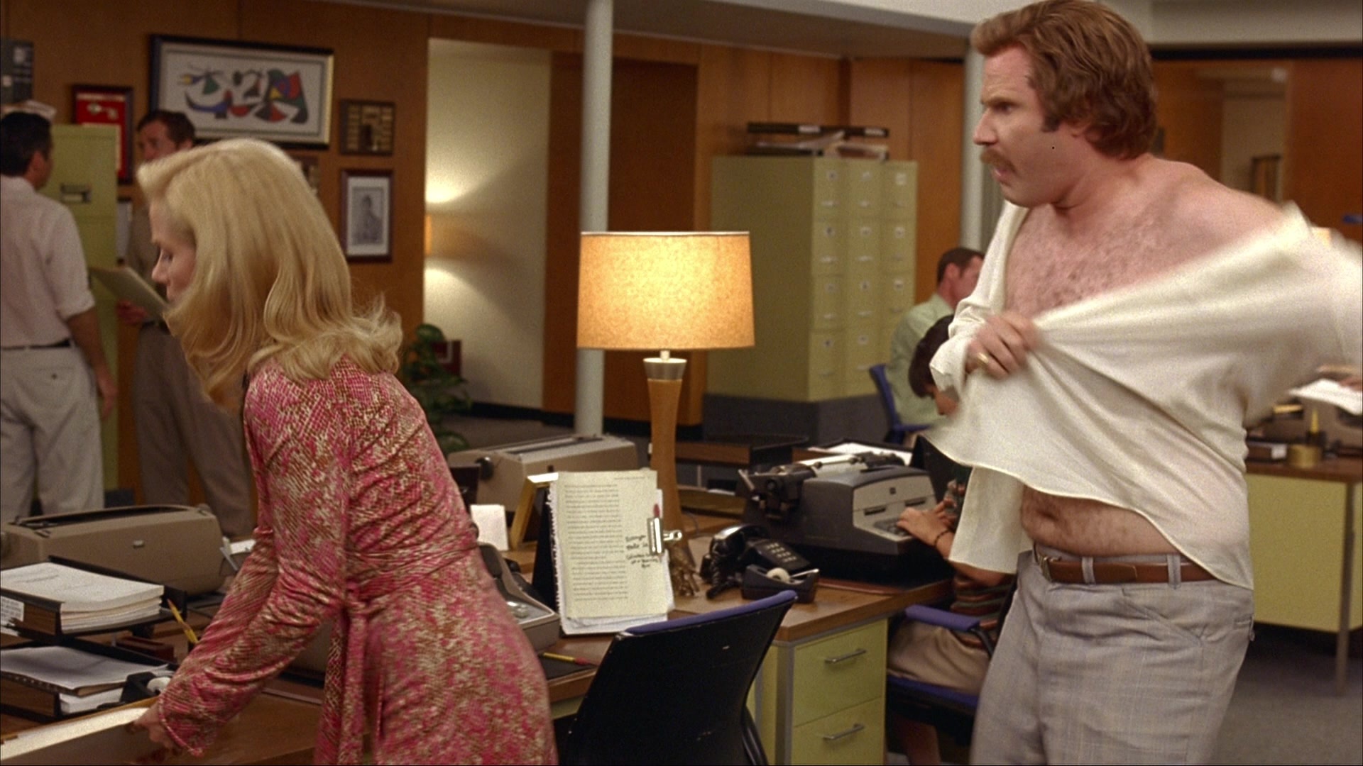 Anchorman: The Legend of Ron Burgundy (2004), wide, 1.78:1 — film still