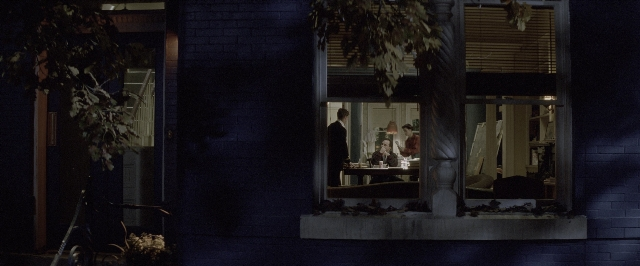 Wide shot frame from A Few Good Men — sitting, room, table