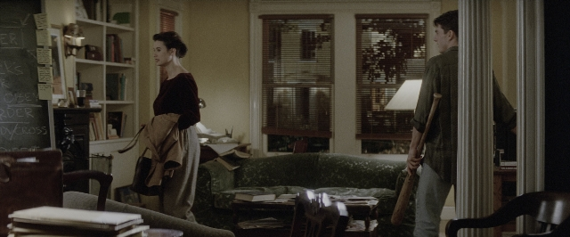 Wide shot frame from A Few Good Men — standing, walking, room