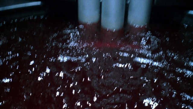 Frame from Blade II — water, fountain