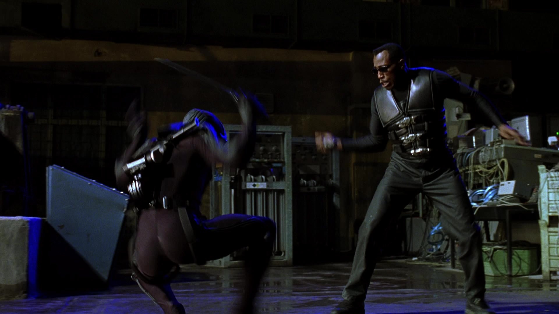 Blade II (2002), wide, 1.78:1 — film still