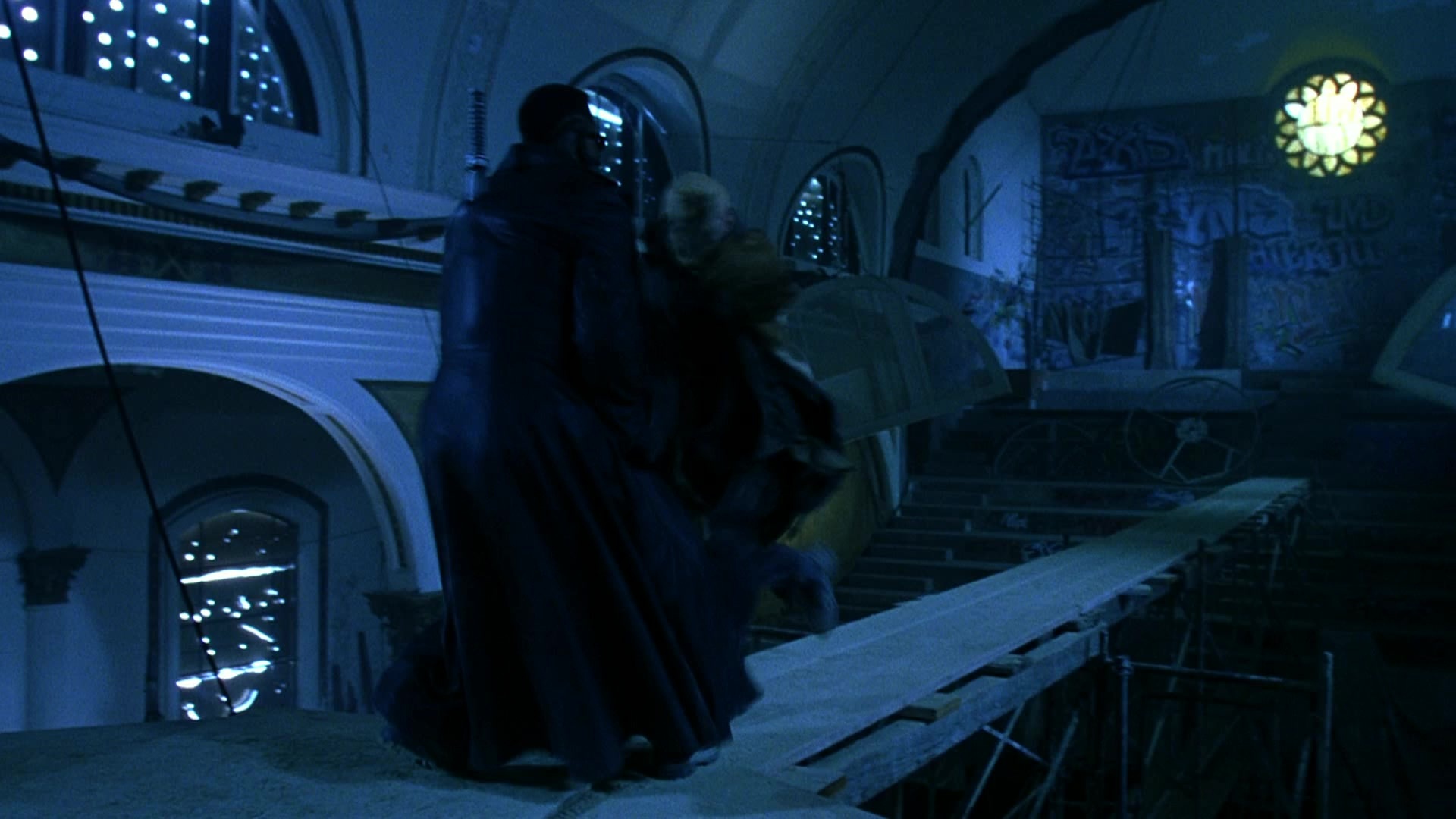 Blade II (2002), wide, 1.78:1 — film still