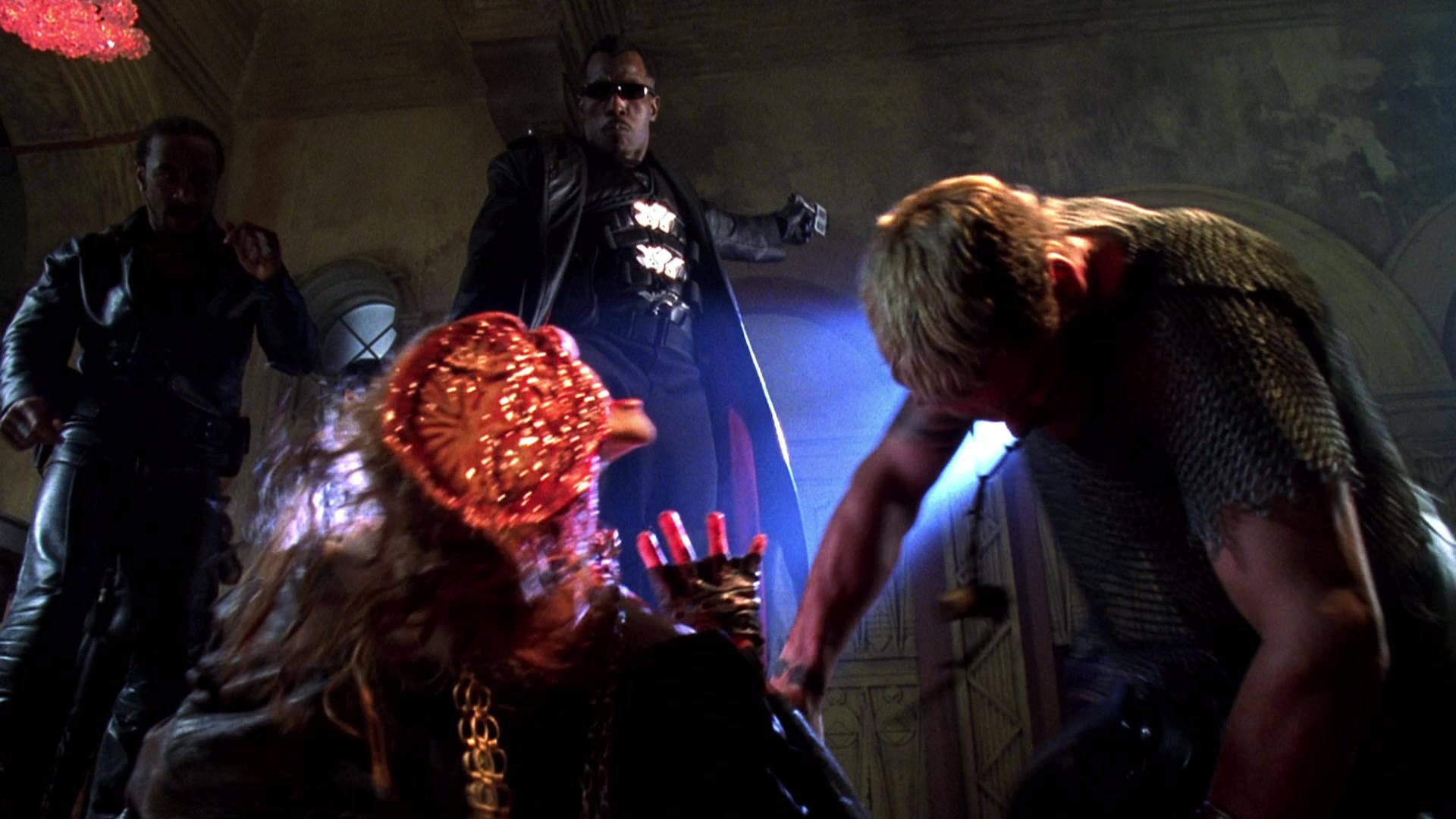 Blade II (2002), wide, 1.78:1 — film still