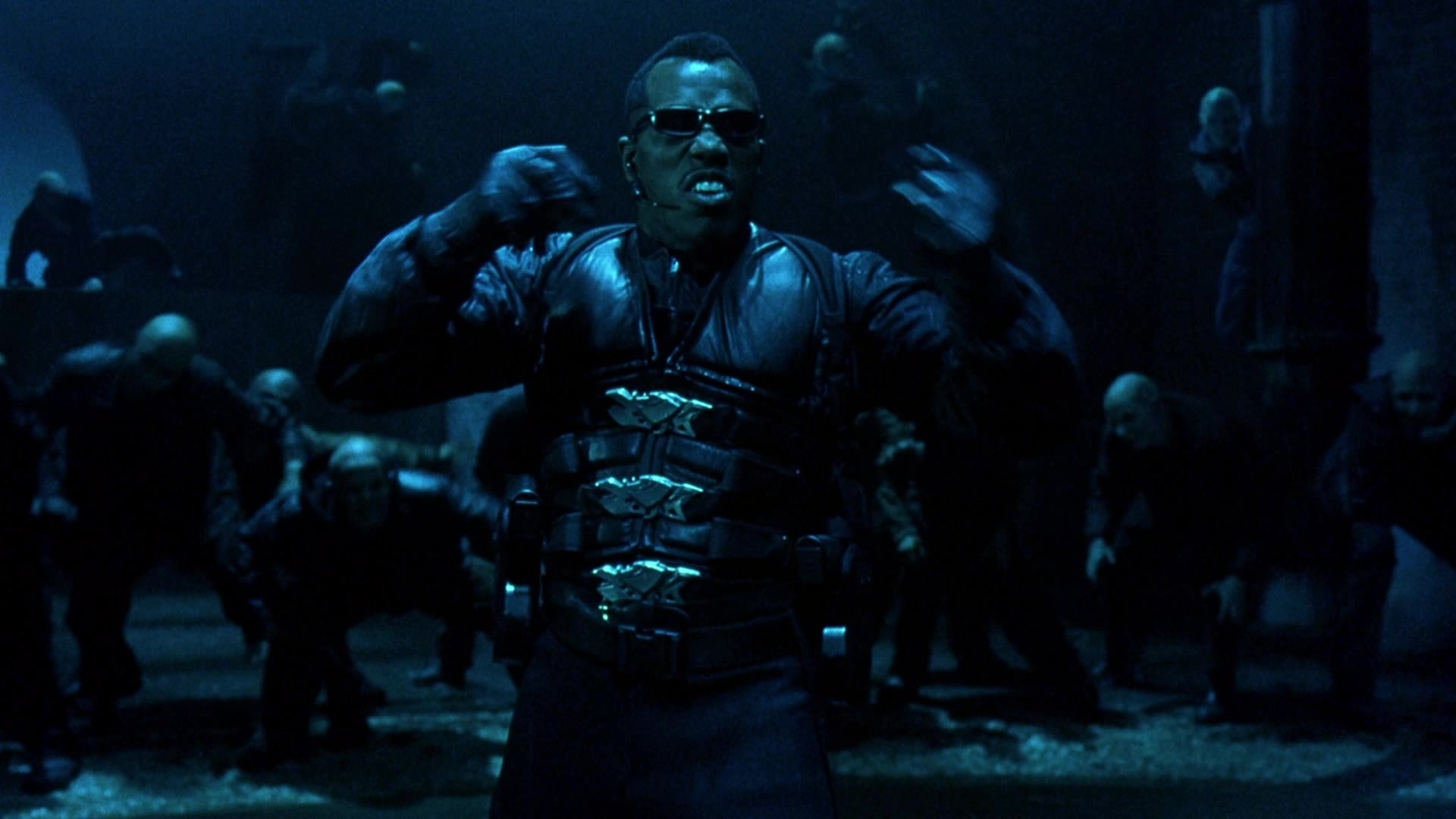 Blade II (2002), wide, 1.78:1 — film still