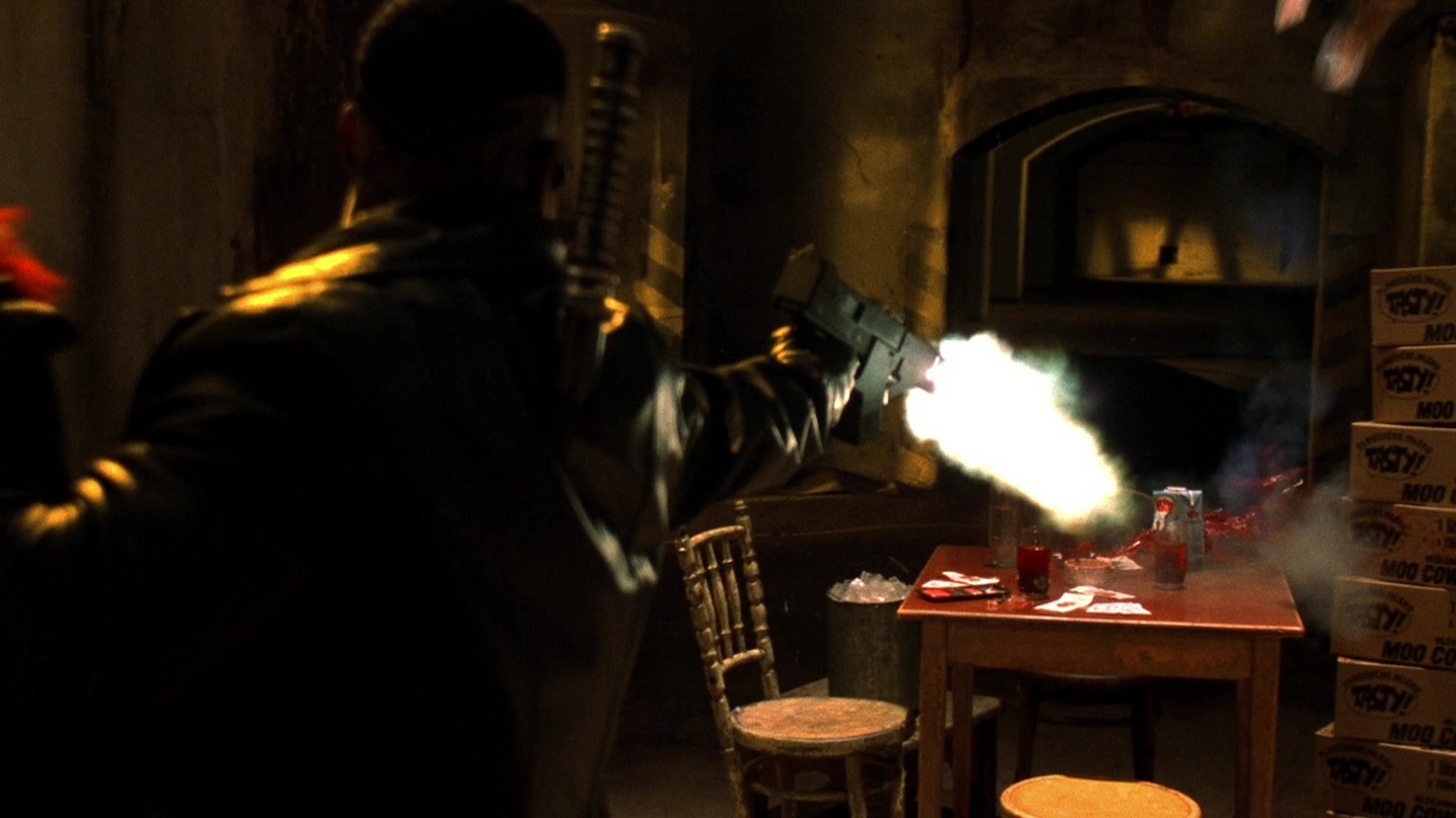 Blade II (2002), wide, 1.78:1 — film still