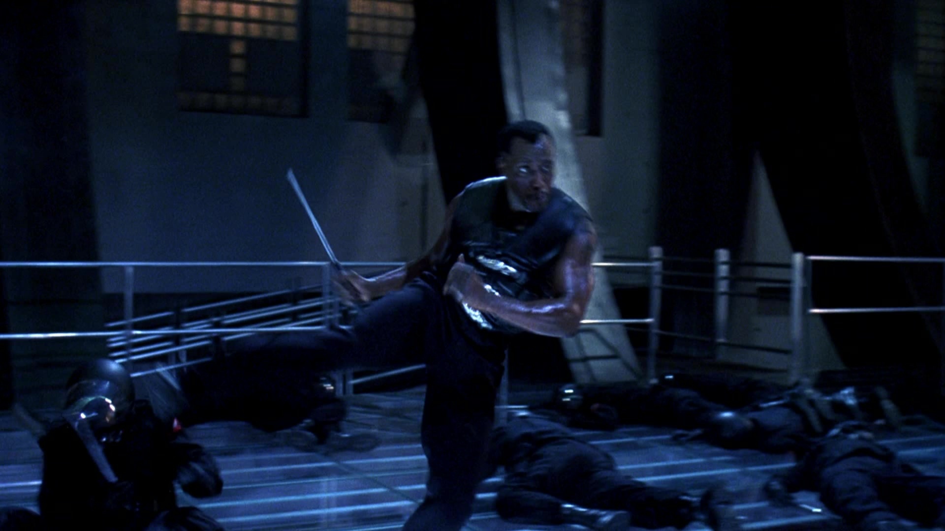 Blade II (2002), wide, 1.78:1 — film still