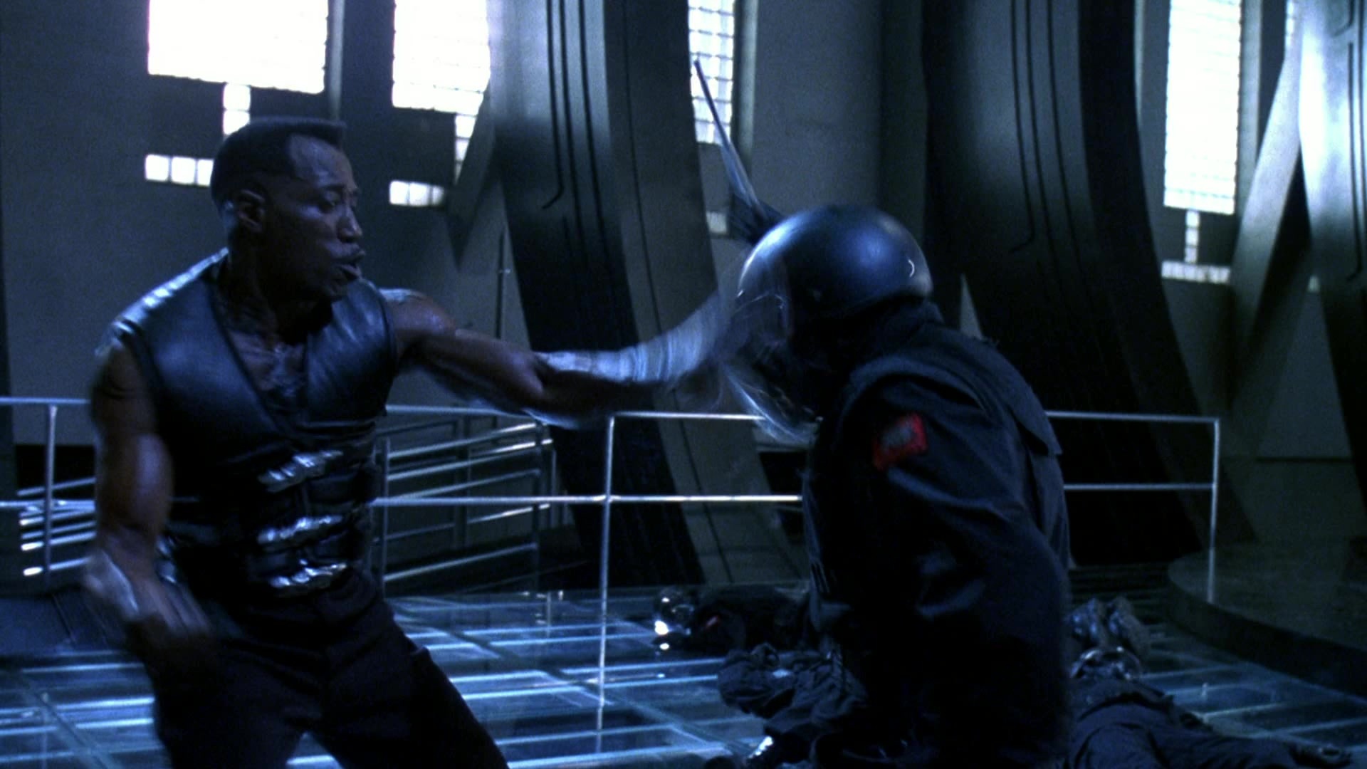 Blade II (2002), wide, 1.78:1 — film still