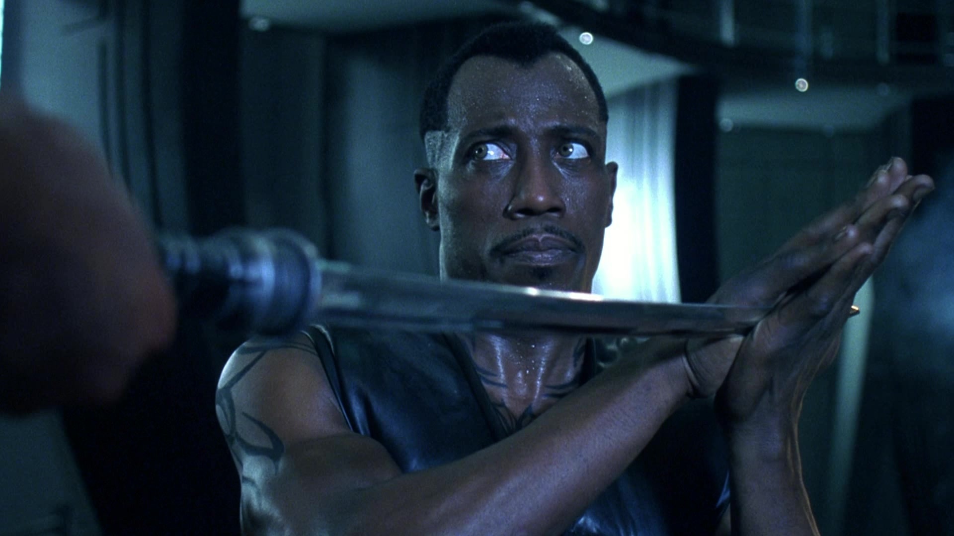 Blade II (2002), medium, 1.78:1 — film still