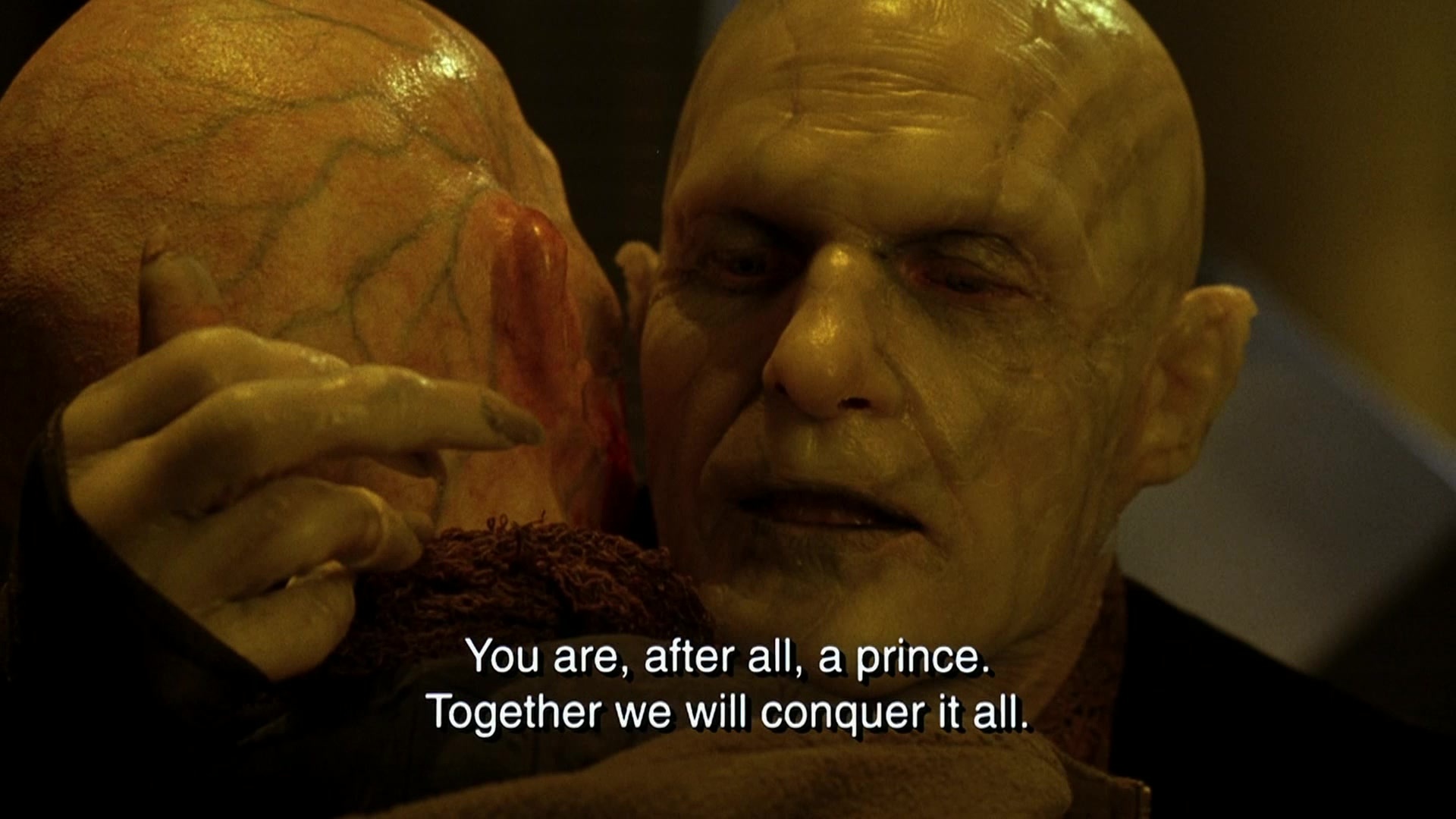 Blade II (2002), close, 1.78:1 — film still