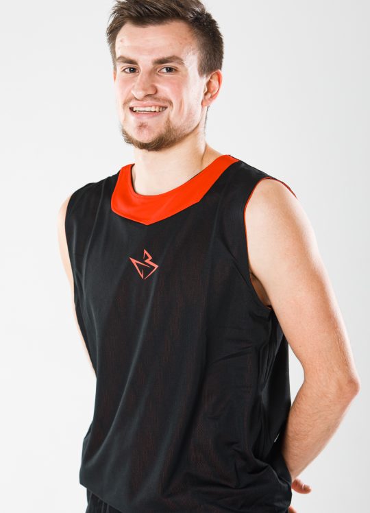 Майка двухсторонняя DNA. Black/Red