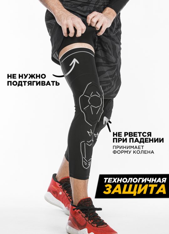 Баскетбольные наколенники с двойной защитой нового поколения