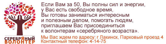 Серебряный волонтёр