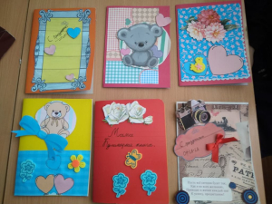 Изготовление открытки в технике «Скрапбукинг» 