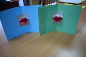 26.08.2020 Мастер-класс в технике оригами «Открытка примирения»