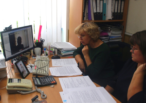 Видеоконференция с  Нижнегорском