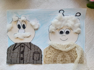 Мастер-класс "Открытка для любимых бабушек и дедушек".