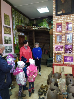 В музее "По следам воинской славы".