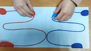 Упражнения из серии занятий, направленных на развитие координации движения