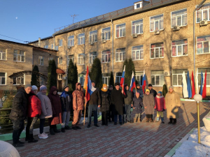 Митинг, посвящённый битве под Москвой