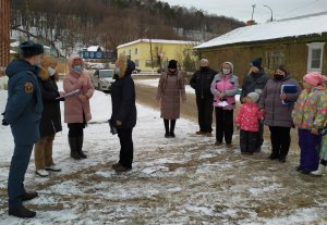 Учебная пожарная эвакуация