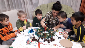 Мастер-класс "Рождественский венок"