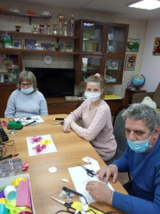 «Креативное рукоделие». Изготовление объемных цветов.