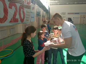 Спортивное мероприятие с ребятами реабилитационной группы «Непоседы», посвященное 125-летию со дня открытия первых олимпийских игр в Афинах. 