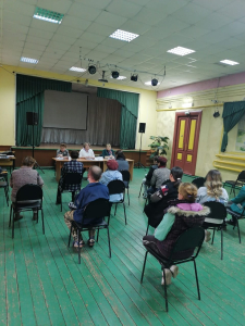 Встреча с населением п. Санинского ДОКа.