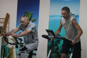 Занятия в спортзале