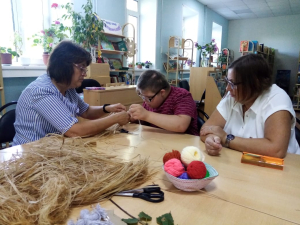 Кукла-оберег из лыка