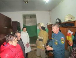 Экскурсия в Пожарно-спасательную часть