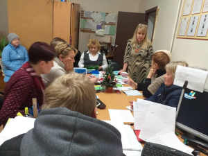 Встреча с населением Октябрьского района.