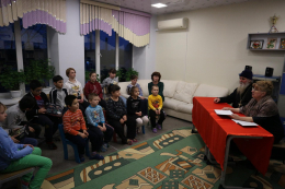 Встреча с батюшкой и матушкой