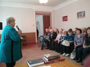 Встреча с членами клуба «Ветеран» Октябрьского района