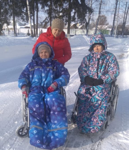 Под лучами зимнего солнца!