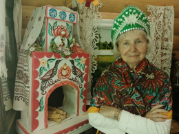 Жительница Вязниковского пансионата  принимает участие в  сетевой акции «Печь-краса – в доме чудеса» 