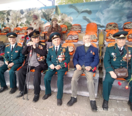 Торжественная церемония, посвященная Дню Победы