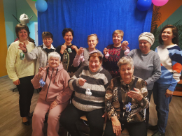 Мастер-класс "Ракушка" для клубов общения для пожилых граждан и инвалидов