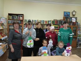 Творческий мастер-класс "Снеговик"