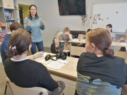 Встреча с НКО "Здоровое поколение" в Собинском социаьно- реабилитационном центре