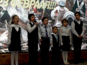 Концерт в воинской части