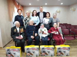 Награждение наших жителей, ветеранов ВОВ и тружеников тыла, медалью «80 лет Победы в Великой Отечественной войне 1941-1945 годов»