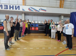28 апреля  в спортивном зале СК «Молодежный»  прошла спортивная эстафета, посвященная Дню Победы