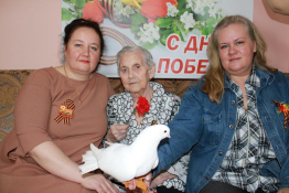 Голубь Мира в стенах Суздальского дома-интерната